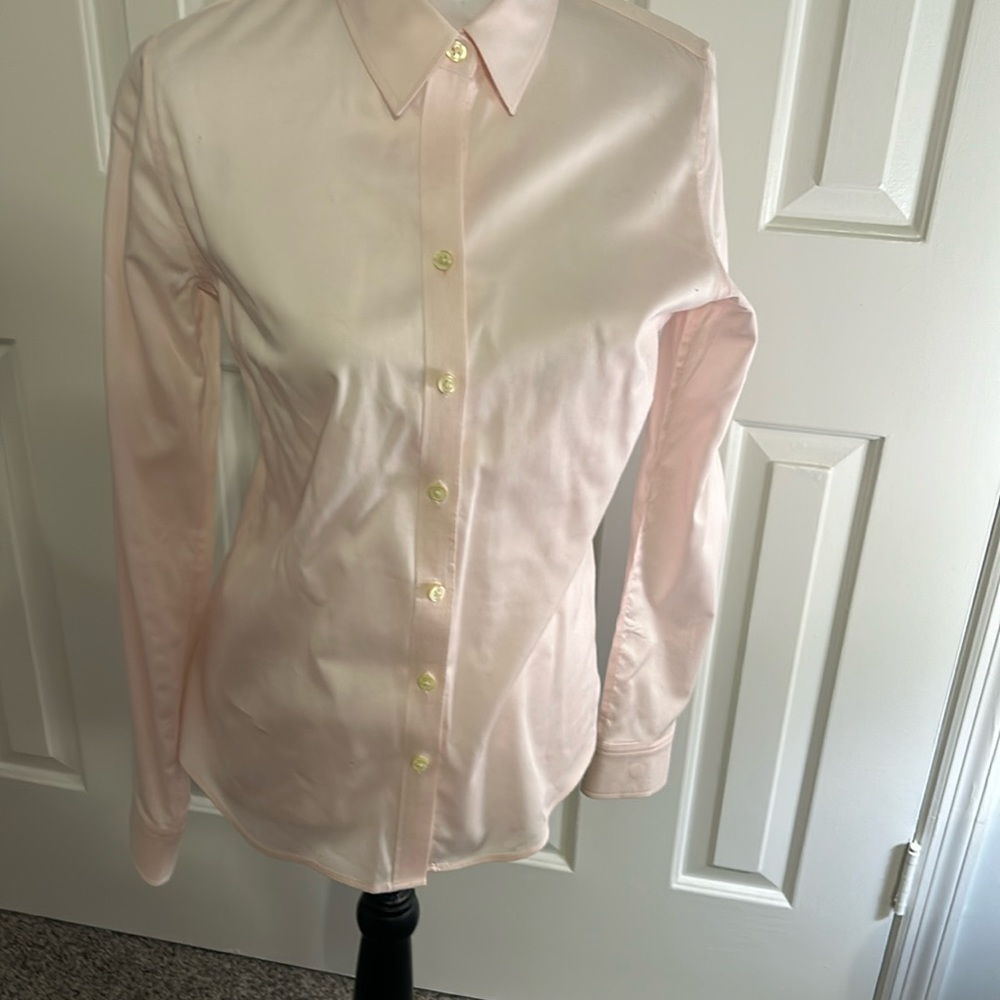Banana Republic pink blouse